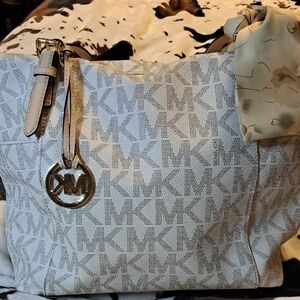 Michael Kors White Tote Bag